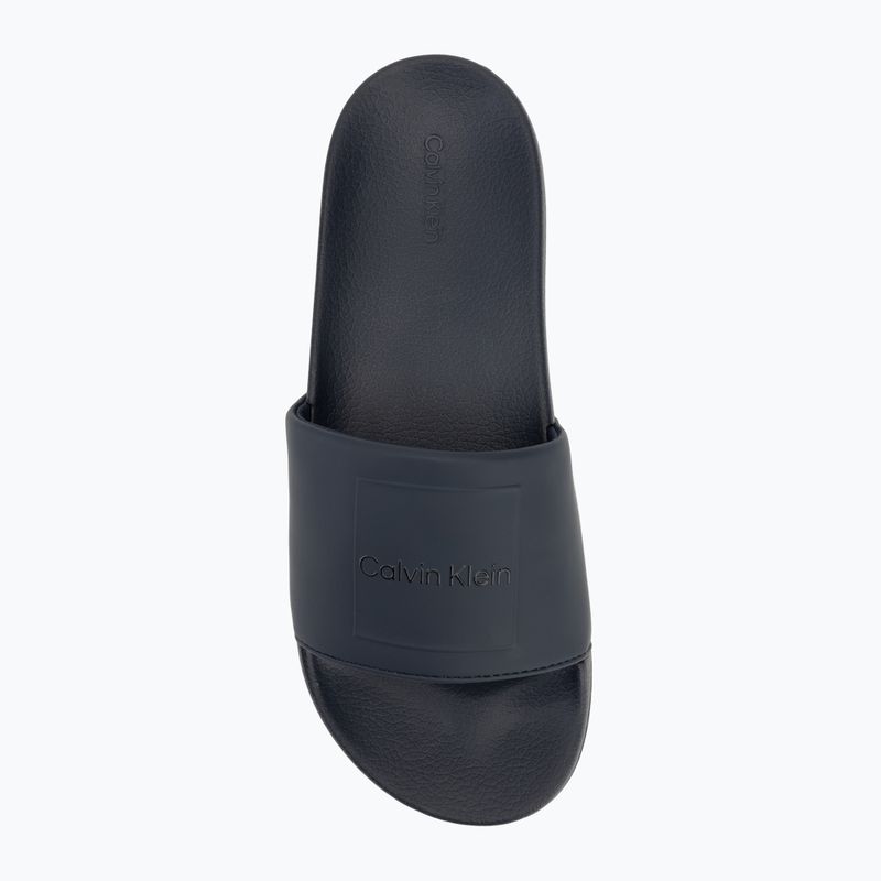 Calvin Klein pánske žabky HM0HM01754 Pool Slide Ck Square navy 5