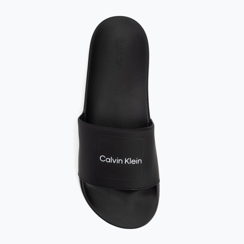 Calvin Klein pánske žabky HM0HM01754 Pool Slide Ck Square black 5