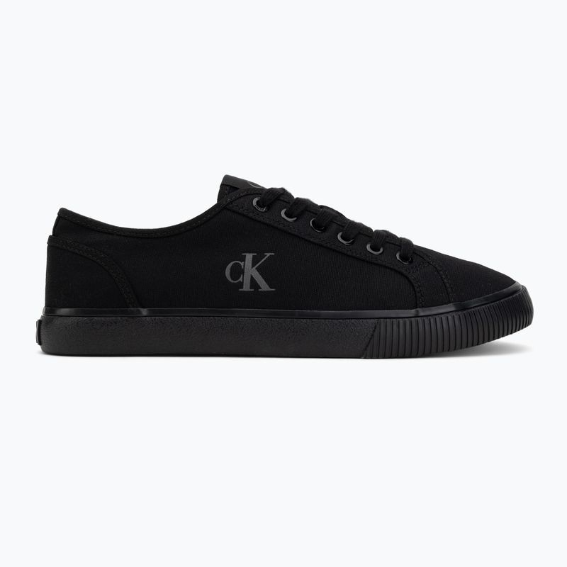 Pánske tenisky Calvin Klein YM0YM01209 3 Ess Vulc Low Mg Canvas triple black 2