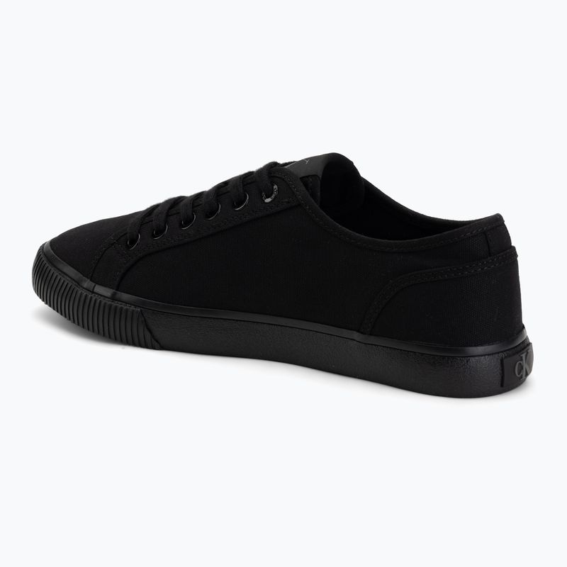 Pánske tenisky Calvin Klein YM0YM01209 3 Ess Vulc Low Mg Canvas triple black 3