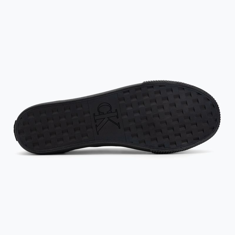 Pánske tenisky Calvin Klein YM0YM01209 3 Ess Vulc Low Mg Canvas triple black 4