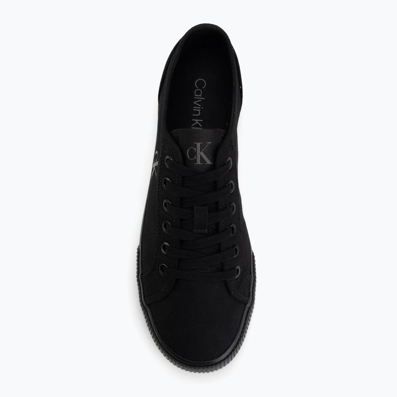 Pánske tenisky Calvin Klein YM0YM01209 3 Ess Vulc Low Mg Canvas triple black 5