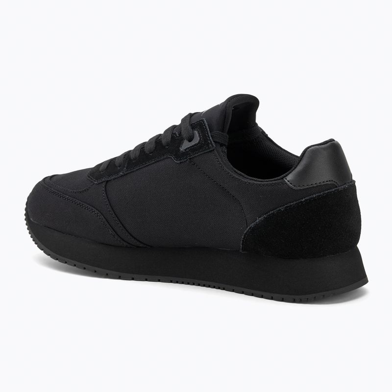 Pánske topánky Calvin Klein YM0YM01217 Runner Sock Laceup Mg Canvas triple black 3