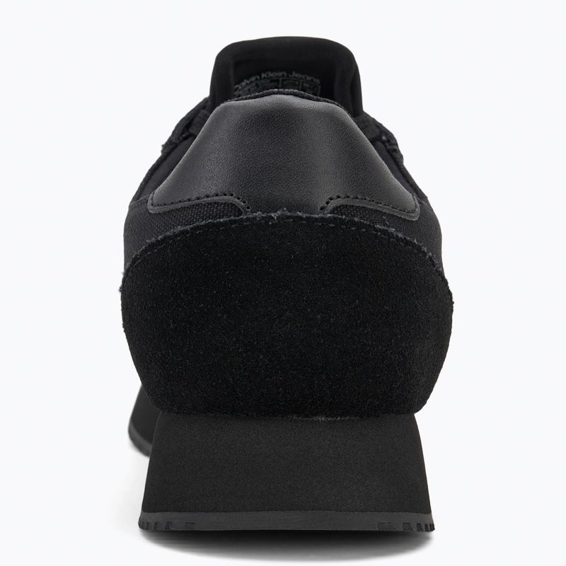 Pánske topánky Calvin Klein YM0YM01217 Runner Sock Laceup Mg Canvas triple black 6