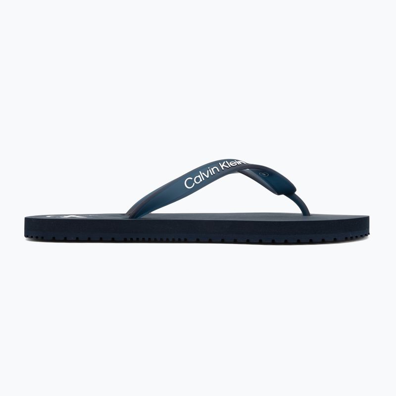 Pánske plážové sandále Calvin Klein YM0YM01267 Transparent Tpu navy/bright white 2
