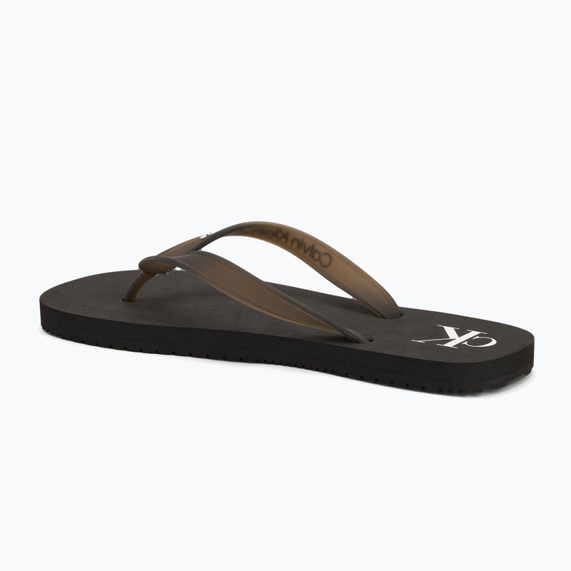 Pánske plážové sandále Calvin Klein YM0YM01267 Transparent Tpu black/bright white 3