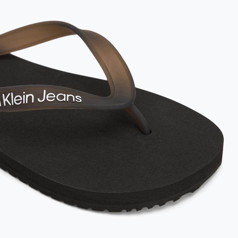 Pánske plážové sandále Calvin Klein YM0YM01267 Transparent Tpu black/bright white 7