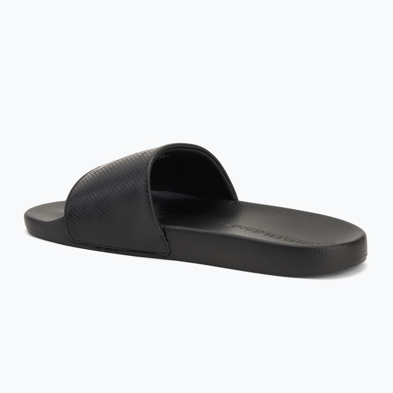 Pánske žabky Calvin Klein YM0YM01269 Slide Aop Print triple black 3