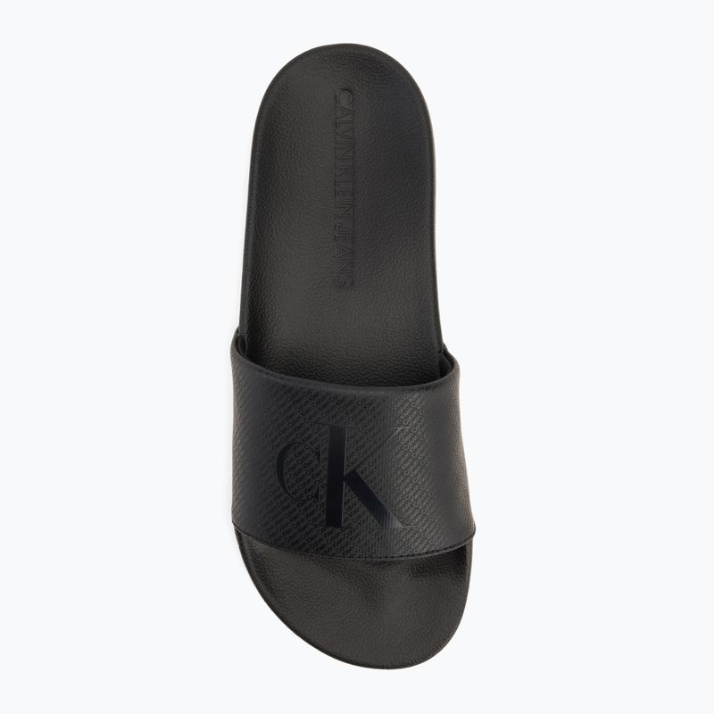 Pánske žabky Calvin Klein YM0YM01269 Slide Aop Print triple black 5