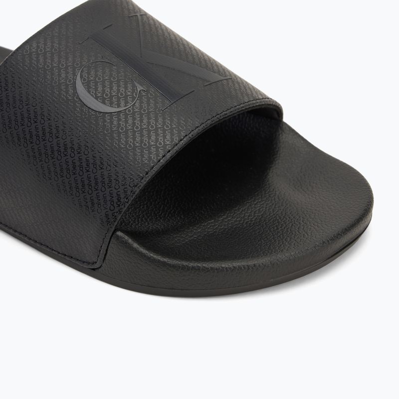 Pánske žabky Calvin Klein YM0YM01269 Slide Aop Print triple black 7