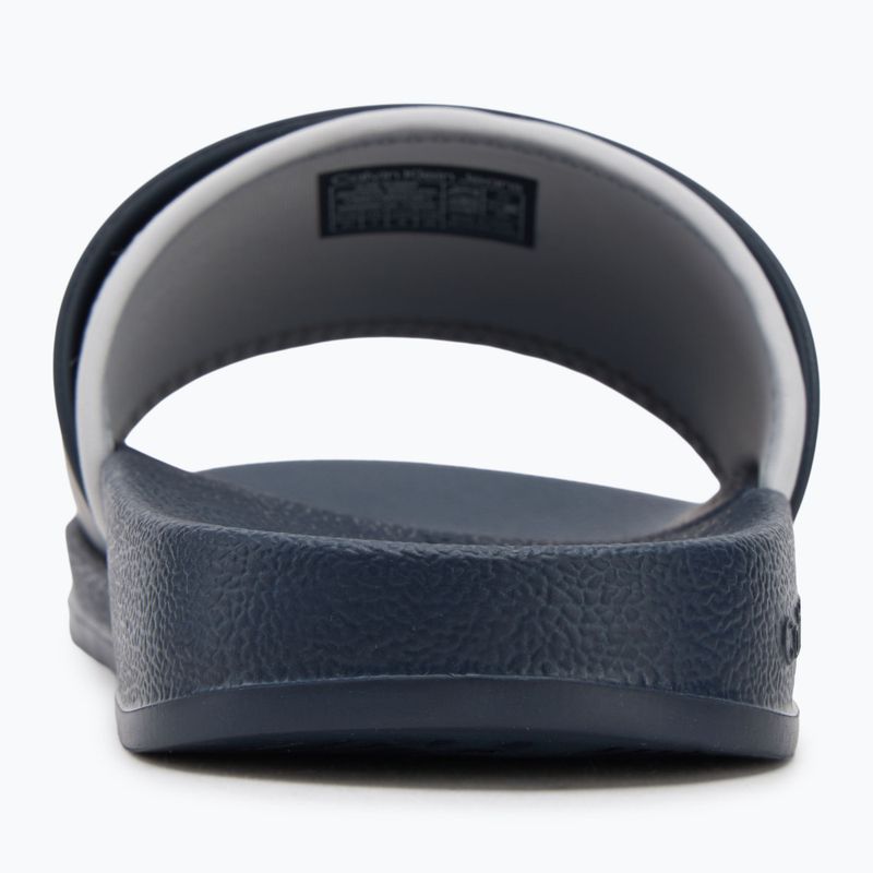 Pánske žabky Calvin Klein YM0YM00361 Slide Rubber Neoprene Monologo navy/oyster mushroom 6