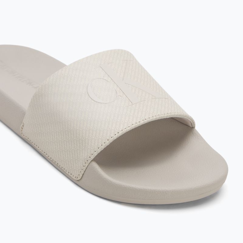 Pánske žabky Calvin Klein YM0YM01269 Slide Aop Print eggshell/turtle dove 7