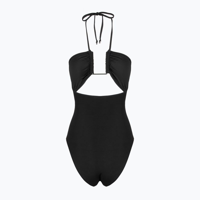 Dámske jednodielne plavky Calvin Klein KW0KW02813 Ck Wire Plunge One Piece-RP pvh black 2