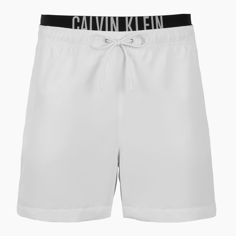 Pánske plavecké šortky Calvin Klein KM0KM01093 Intense Power Medium Double WB pvh classic white