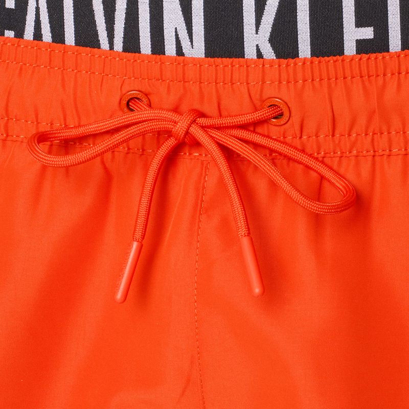 Pánske plavecké šortky Calvin Klein KM0KM01093 Intense Power Medium Double WB flamingo chili 3