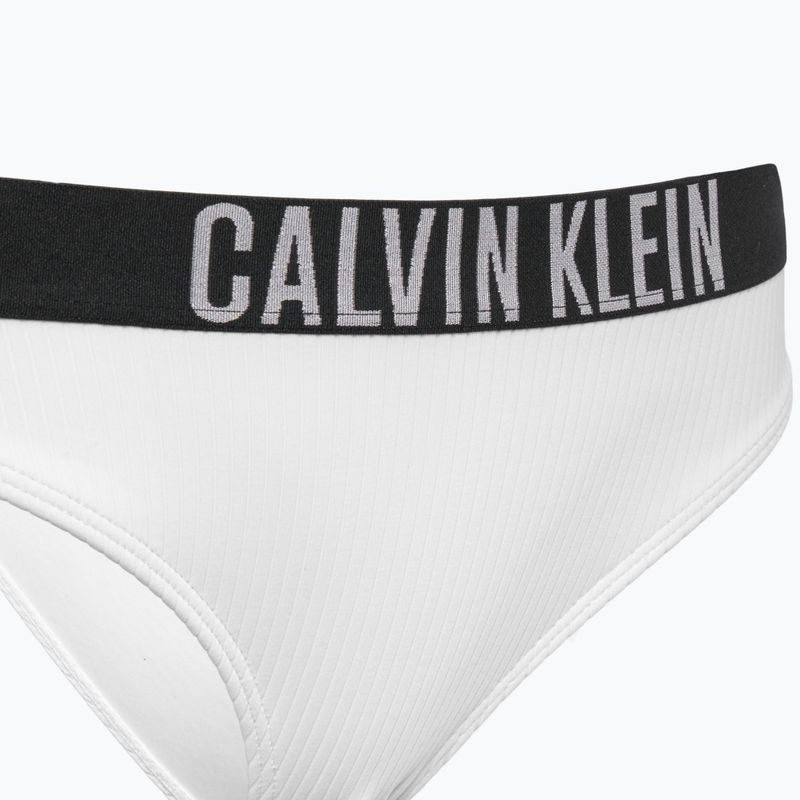 Spodný diel plaviek Calvin Klein KW0KW02752 Intense Power Rib Bikini brilant white 3