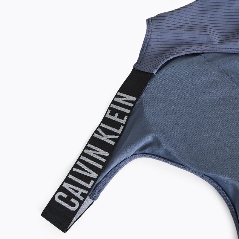 Dámske jednodielne plavky Calvin Klein KW0KW02754 Intense Power Rib Scoop Back One Piece-RP grisaille 3