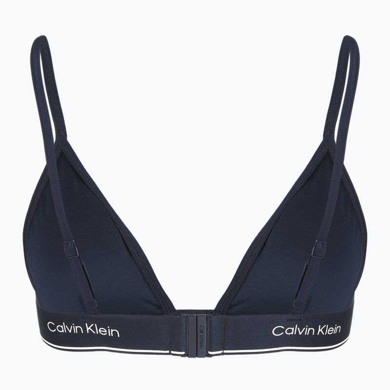 Vrchný diel plaviek Calvin Klein KW0KW02424 Triangle-RP dark sapphire 2