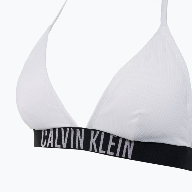 Vrchný diel plaviek Calvin Klein KW0KW02750 Intense Power Rib Triangle-RP brilant white 3