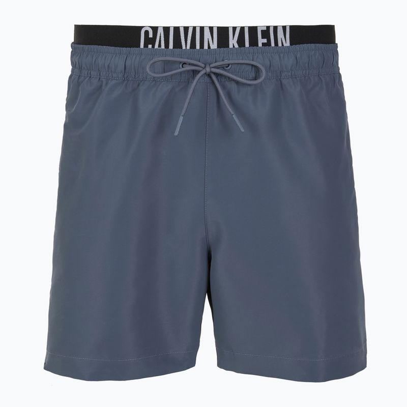 Pánske plavecké šortky Calvin Klein KM0KM01093 Intense Power Medium Double WB grisaille