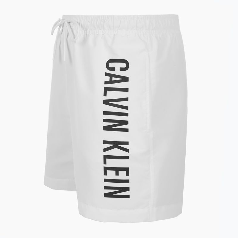Pánske plavecké šortky Calvin Klein KM0KM01092 Intense Power Medium Drawstring pvh classic white 3