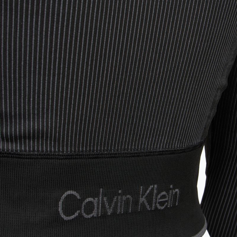 Dámska mikina Calvin Klein 00GWS4J406 Seamless black 4