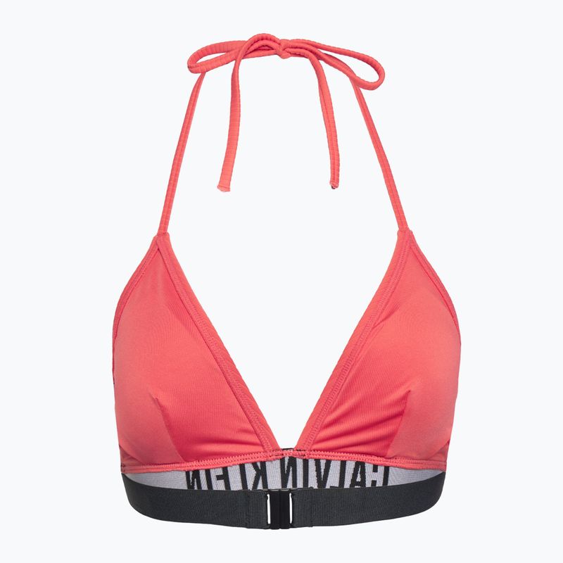 Vrchný diel plaviek Calvin Klein KW0KW02750 Intense Power Rib Triangle-RP oslnivá koralová 2
