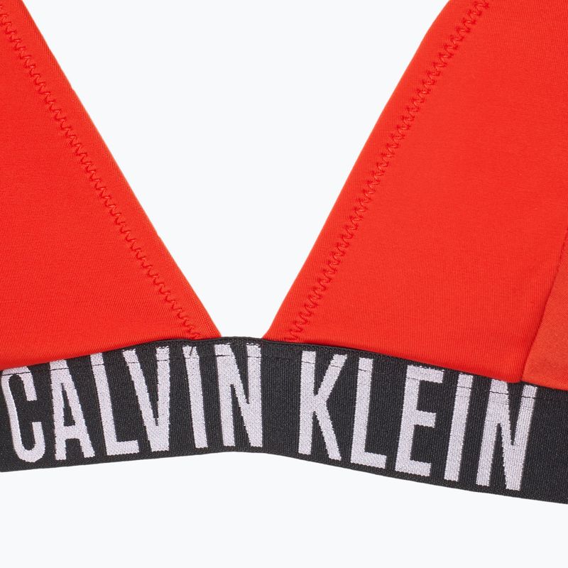 Vrchný diel plaviek Calvin Klein KW0KW02854 Intense Power Triangle-RP flamingo chili 3