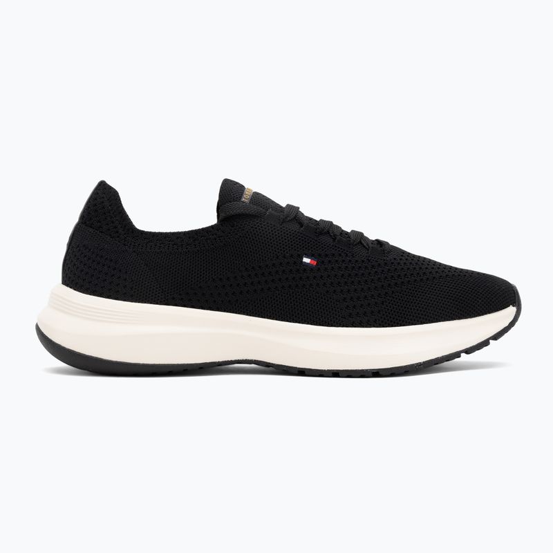 Dámske topánky Tommy Hilfiger Knit Runner black 2