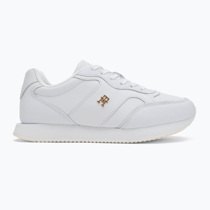 Dámske topánky Tommy Hilfiger Leather Runner white 2