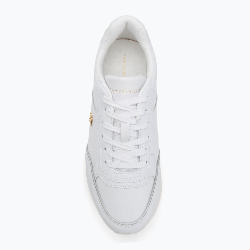 Dámske topánky Tommy Hilfiger Leather Runner white 5