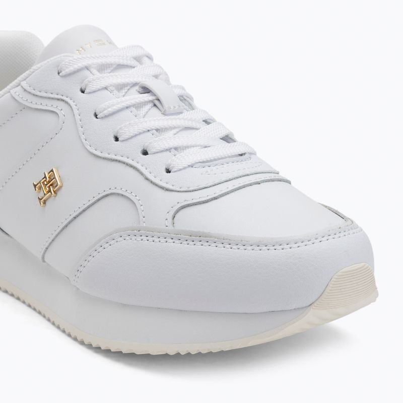 Dámske topánky Tommy Hilfiger Leather Runner white 7