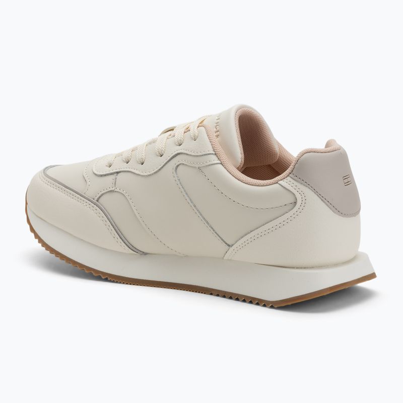 Dámske topánky Tommy Hilfiger Leather Runner ivory petal/newsprin 3