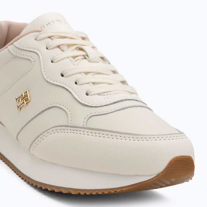 Dámske topánky Tommy Hilfiger Leather Runner ivory petal/newsprin 7