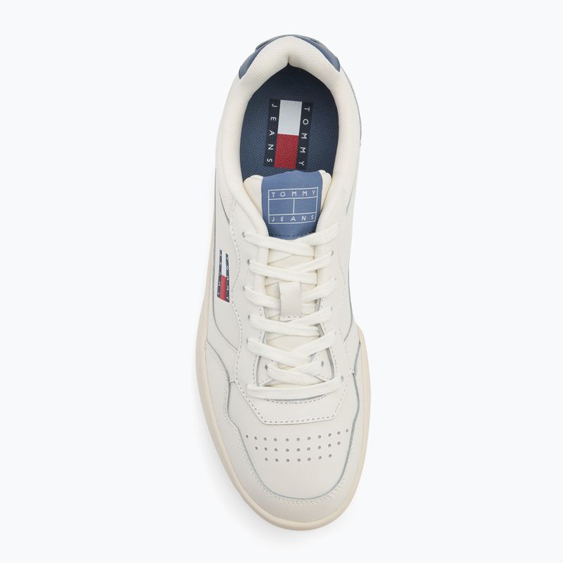 Pánske topánky Tommy Jeans Cupsole Leather Ess blue moment 5