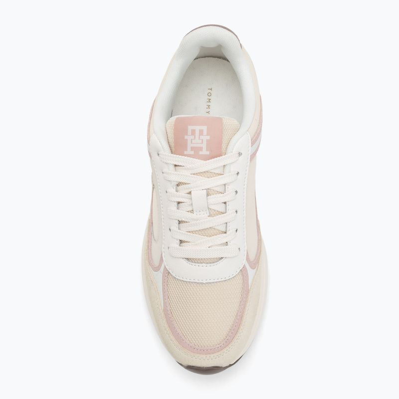 Dámske topánky Tommy Hilfiger Casual Fashion Runner Mix bright white/moonstruck/tandoori 5