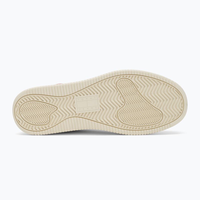 Dámske topánky Tommy Jeans Retro Basket ecru/misty pink 4