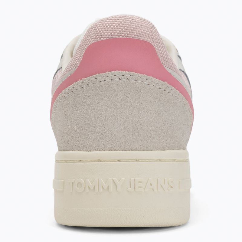 Dámske topánky Tommy Jeans Retro Basket ecru/misty pink 6