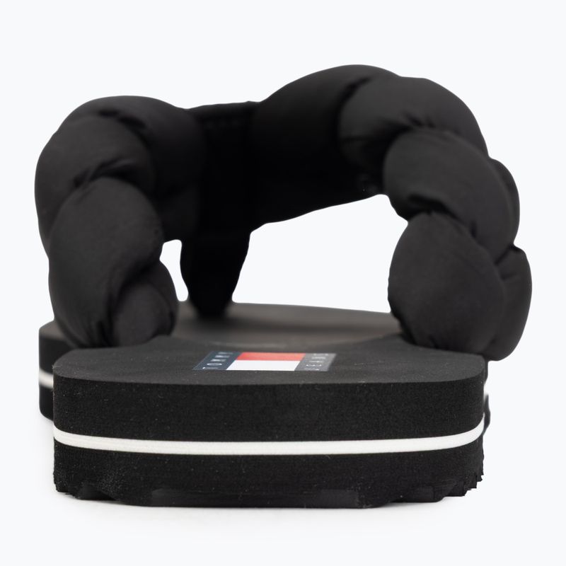 Dámske žabky Tommy Hilfiger Braided Thong czarny 6