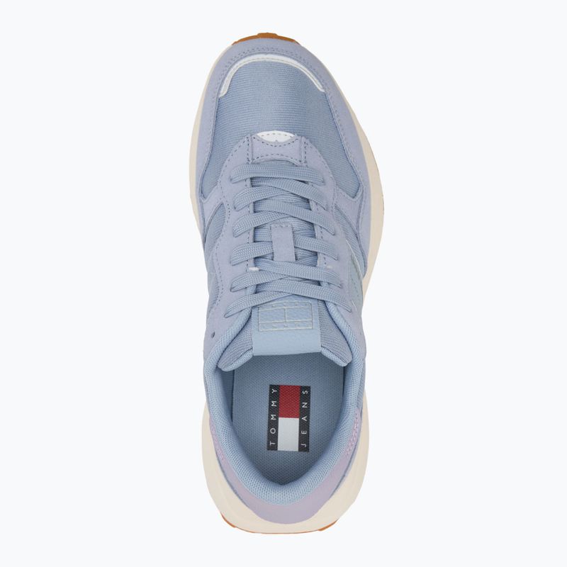 Dámske topánky Tommy Jeans Cleated Runner blue chime 5