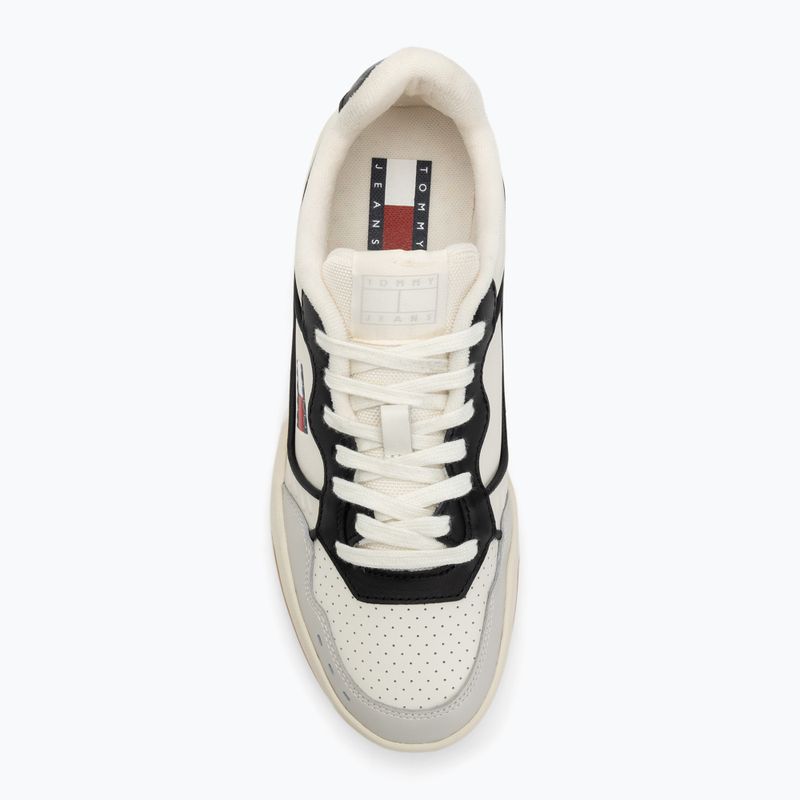 Pánske topánky Tommy Jeans Cupsole Elevated Leather ivory 5