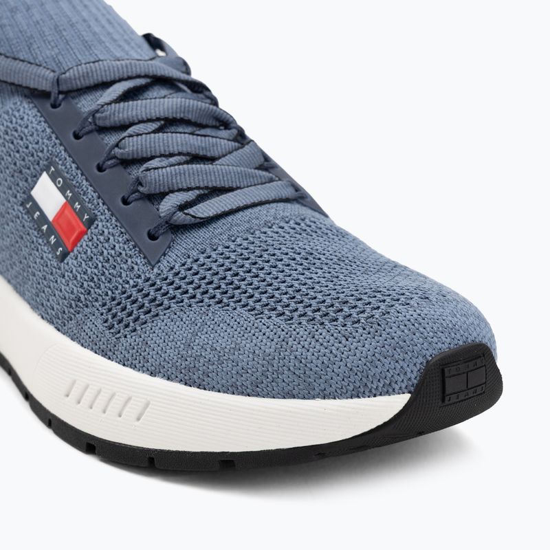Pánske topánky Tommy Jeans Runner Knitted blue moment 7