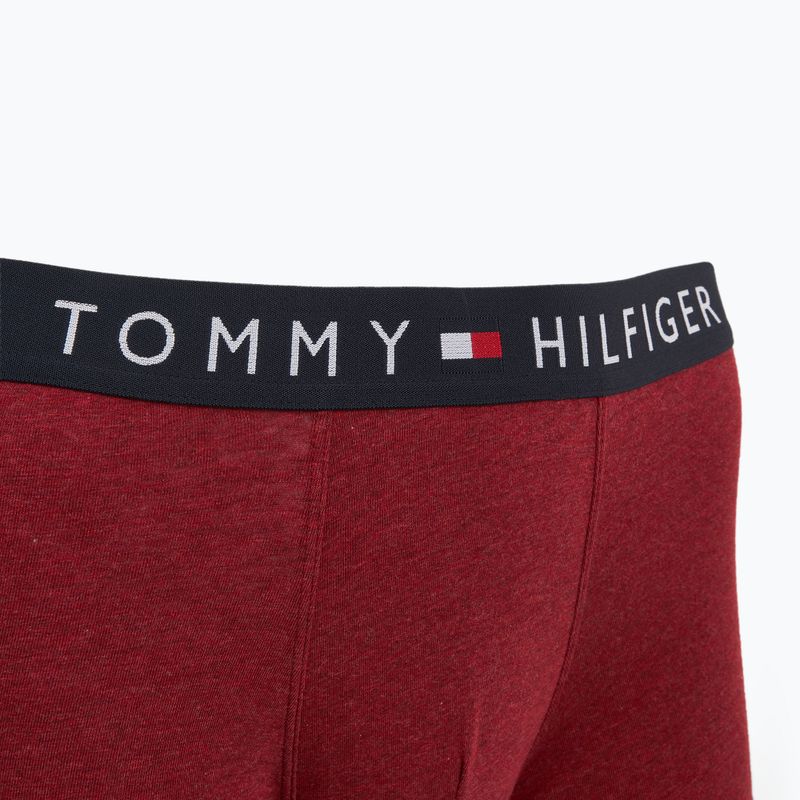 Boxerky Tommy Hilfiger UM0UM03180 Trunk 3 páry deep burgundy/purple navy/deep rouge heather 3