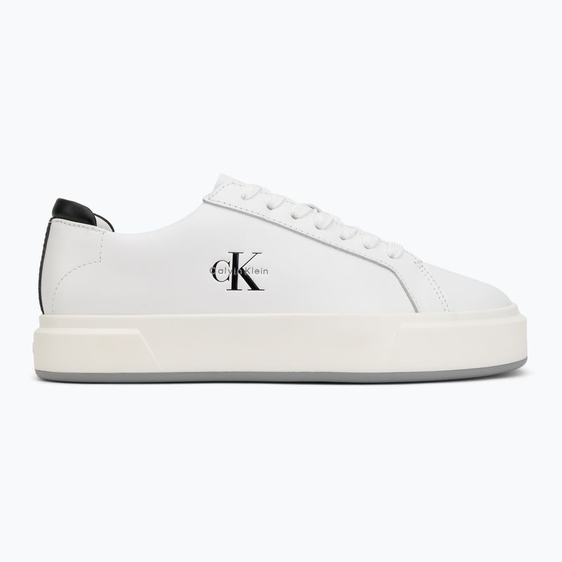 Dámske topánky Calvin Klein YW0YW01945 Basket Cups Laceup Leather bright white/black 2