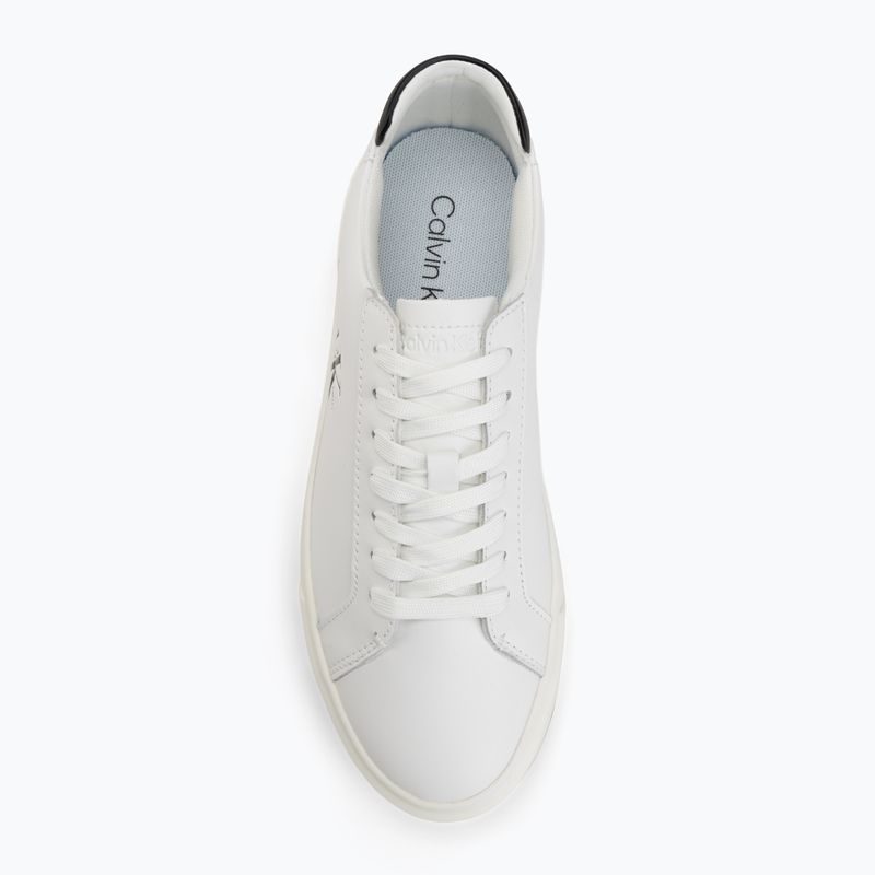 Dámske topánky Calvin Klein YW0YW01945 Basket Cups Laceup Leather bright white/black 5