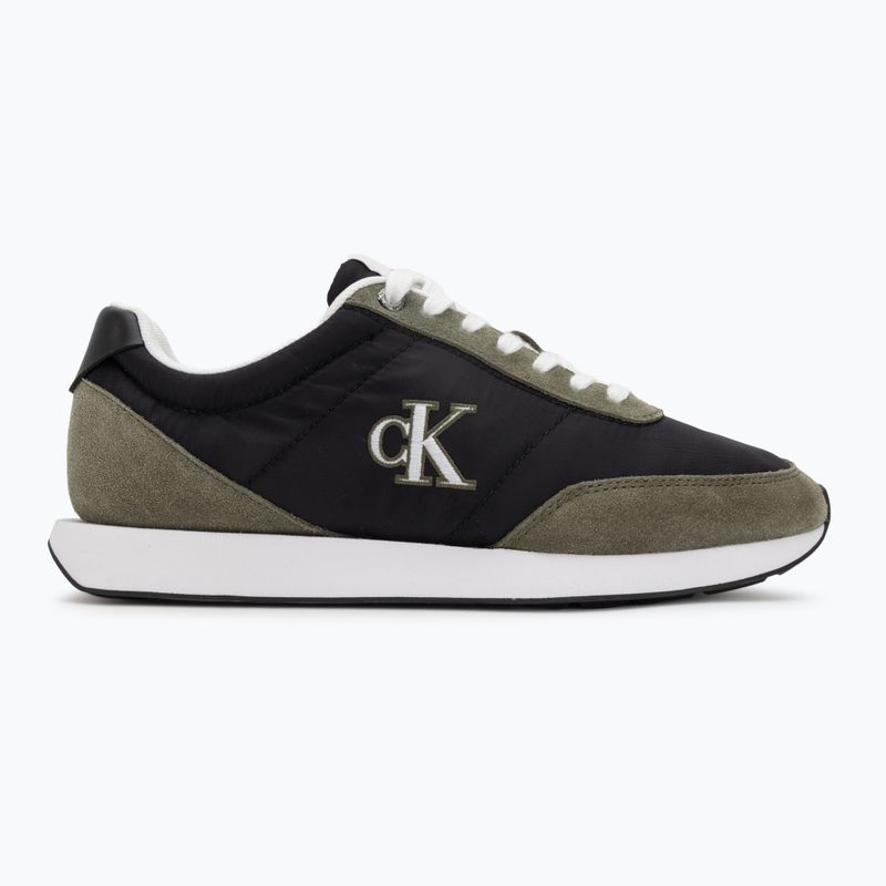 Pánske topánky Calvin Klein YM0YM01361 Retro Runner Essential MIX MAT black/capers/bright white 2