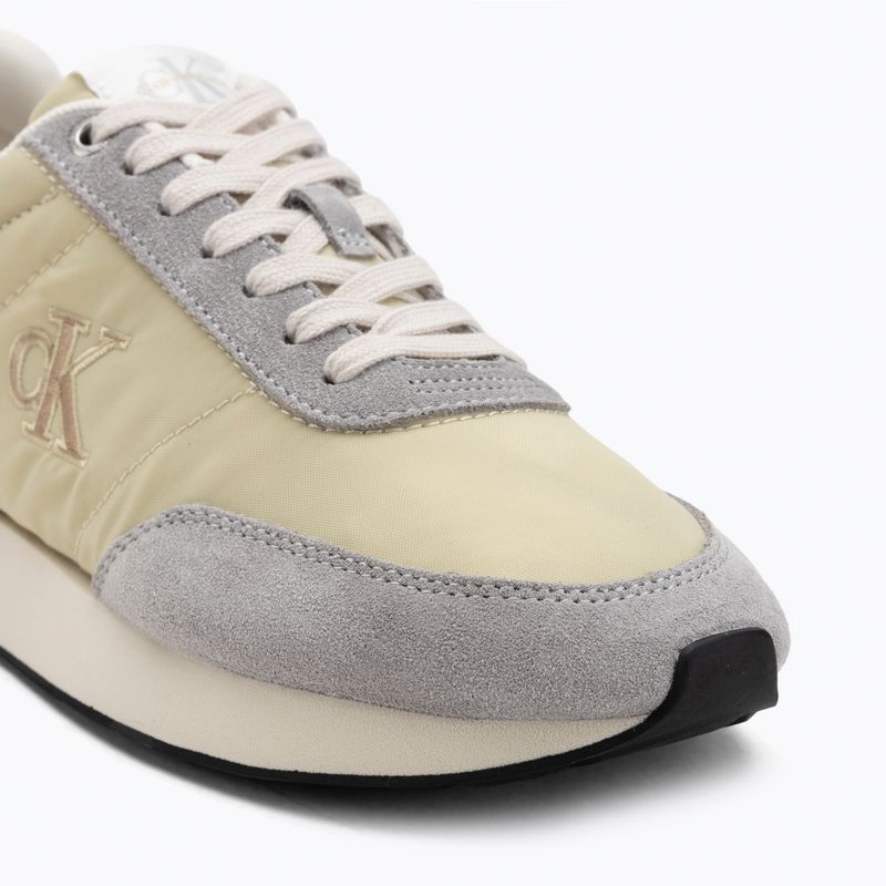 Dámske topánky Calvin Klein YW0YW01990 Retro Runner Lace Up Nylon MG green haze/grey/green/cashew 7