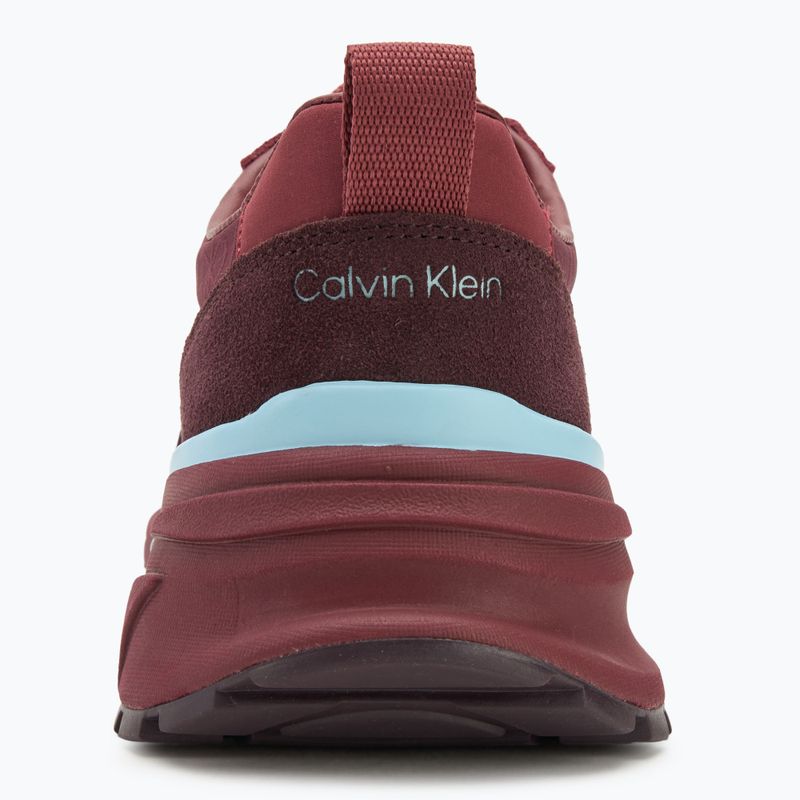 Dámske topánky Calvin Klein YW0YW01995 Hike Runner Casual Ny-Su AOP WN burgundy 6