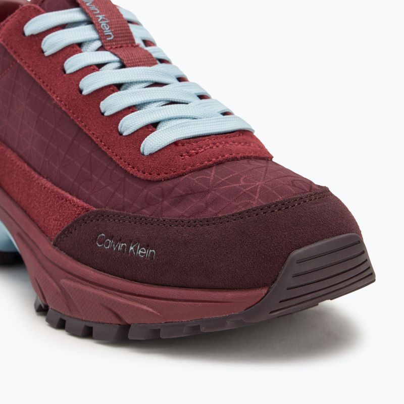 Dámske topánky Calvin Klein YW0YW01995 Hike Runner Casual Ny-Su AOP WN burgundy 7
