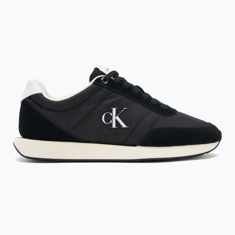 Pánske topánky Calvin Klein YM0YM01361 Retro Runner Essential MIX MAT black/bright white 2